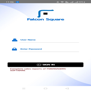 Android application FalconSquare Report App screenshort