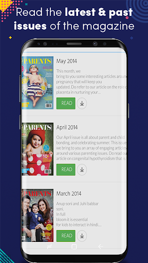 Android application Parents India screenshort