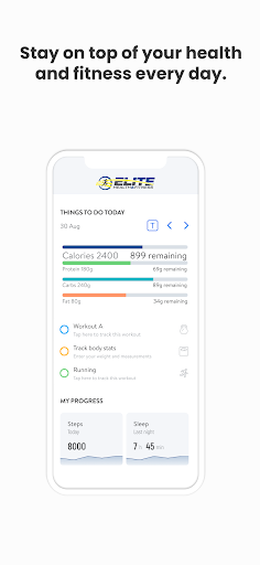 Screenshot of Elite Health and Fitness