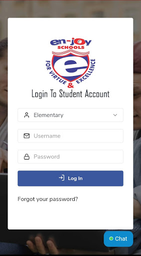 En-Joy Schools (Student) Screen 2