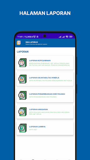 SIMREPORT Screen 3