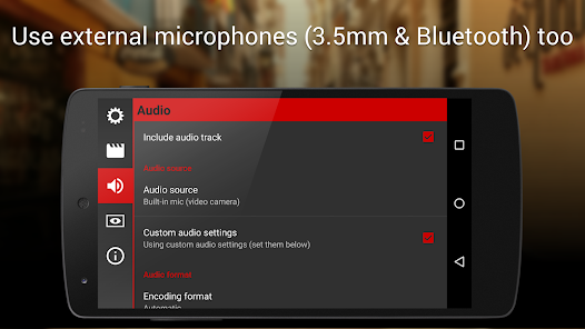 Guide for external microphone for Android phone: Applications and usin