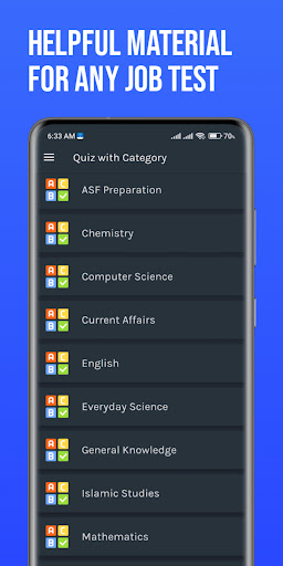 Android application Exam Results PK screenshort