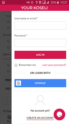 Android application Your Koseli Celebrations screenshort