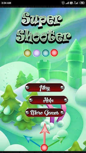 Android application Bubble Shooter screenshort