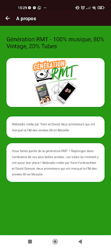 Génération RMT