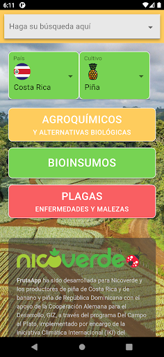 Android application FrutaApp screenshort