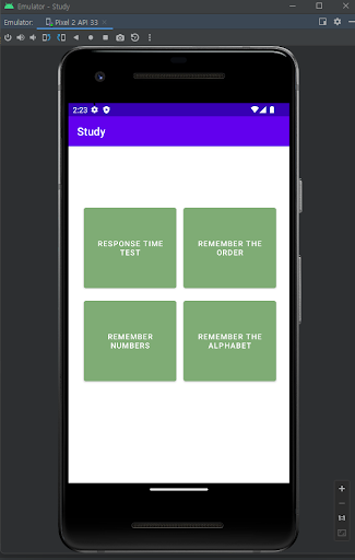 Response Tester Screen 2