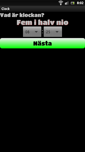 Vad är klockan Screen 2