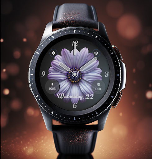 ART035 Flower Watch Face screenshot 4
