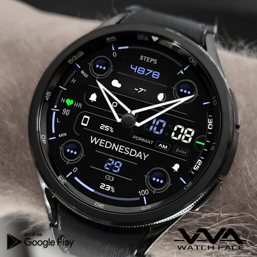Android application VVA53 Hybrid Watchface screenshort