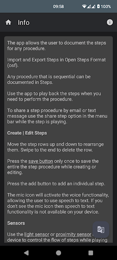 Steps Screen 3