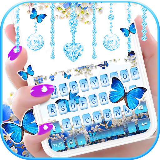 Spring Blue Butterfly Keyboard 6.0.1210_9 Icon