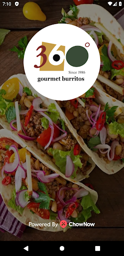 Android application 360 Burritos screenshort