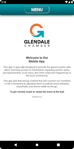Android application Glendale Chamber of Commerce screenshort