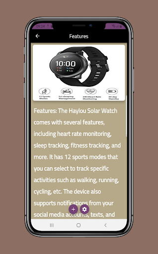 Haylou Solar Watch App Guide Screen 3