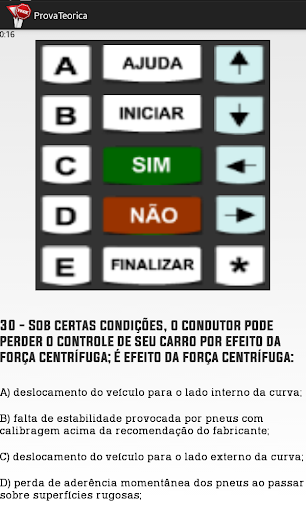 Simulado Prova Detran Screen 3