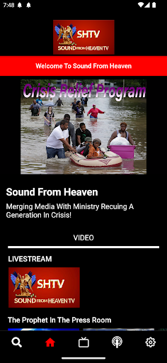Android application SOUND FROM HEAVEN screenshort