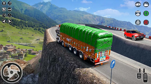 Android application offroad Cargo Truck Games 3D screenshort