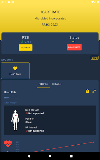 Screenshot of ST BLE Toolbox