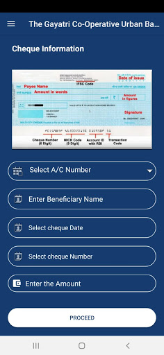 Gayatri Bank Positive Pay Screen 3