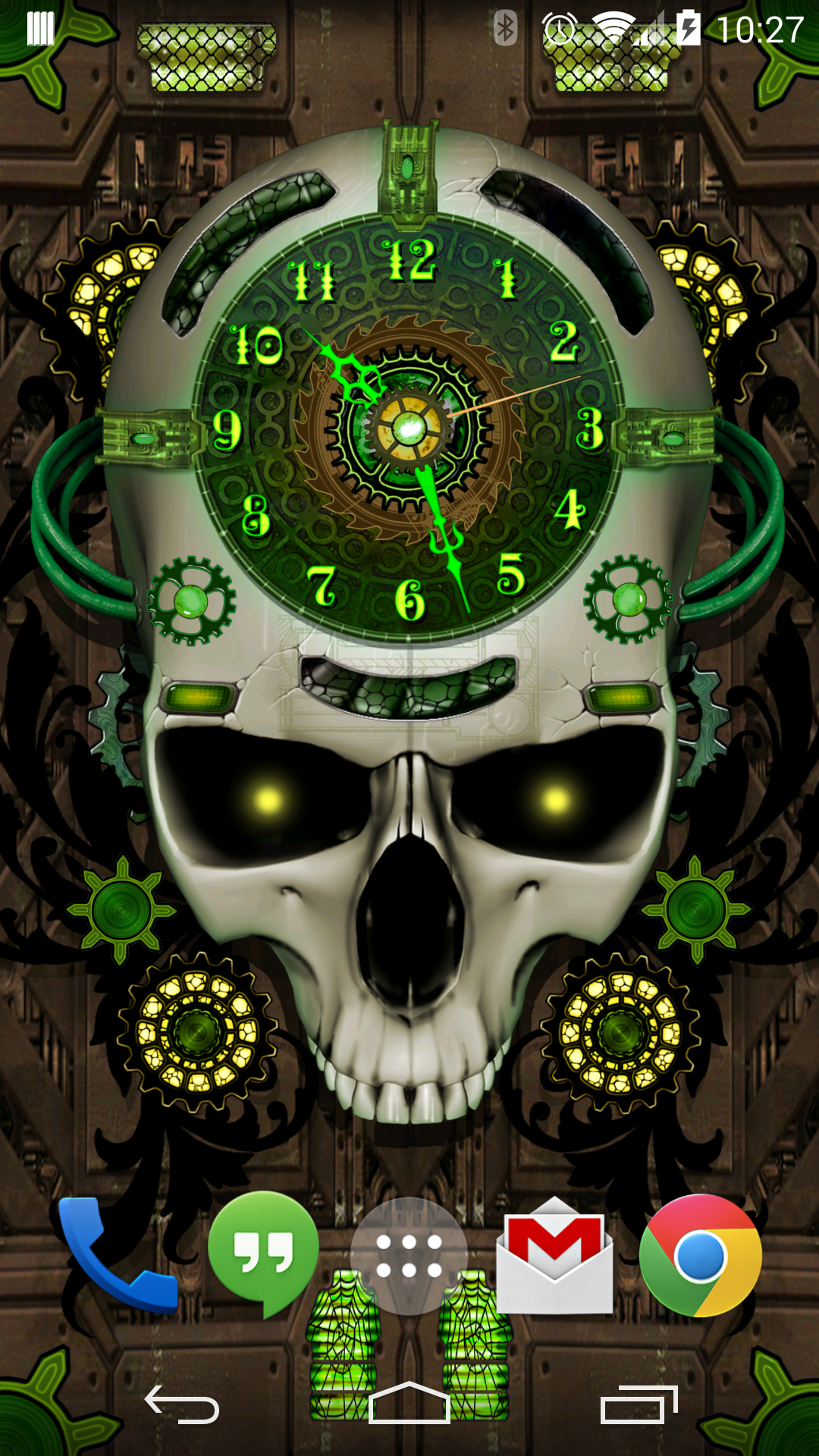 Android application Steampunk Clock Live Wallpaper screenshort
