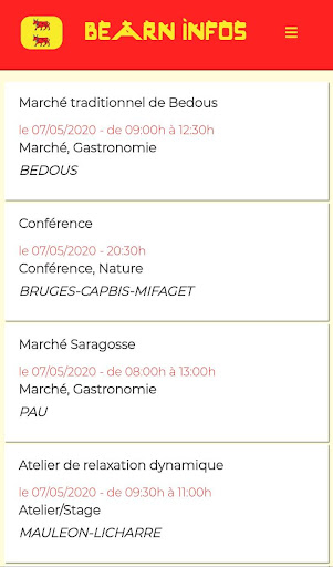 Bearn Infos Screen 3