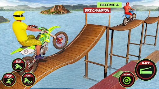 Android application Bike Stunt Master Game screenshort