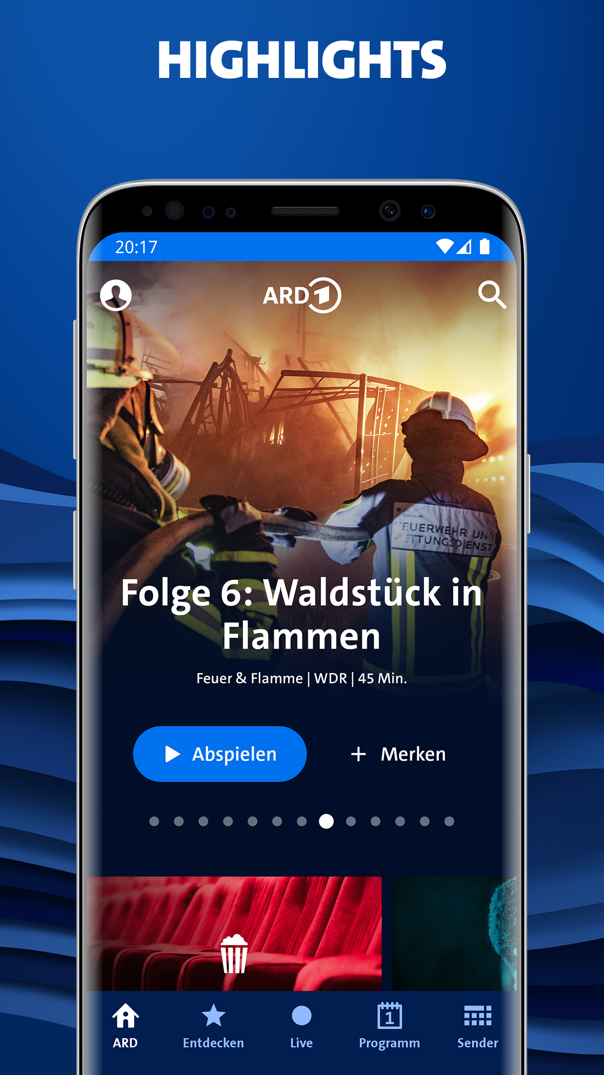 Android application ARD Mediathek screenshort