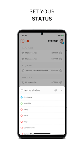 Mobile Office for Genesys Screen 2