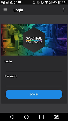 Android application iSpectral screenshort