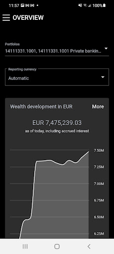 FAB Suisse Mobile Banking Screen 3