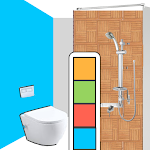 Cover Image of Download Bathroom Tiles design - Color  APK