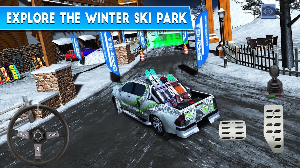 Winter Ski Park: Snow Driver banner