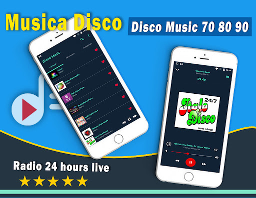 Android application Disco Music 70 80 90 screenshort