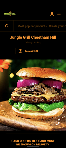 Android application Jungle Grill Cheetham Hill screenshort