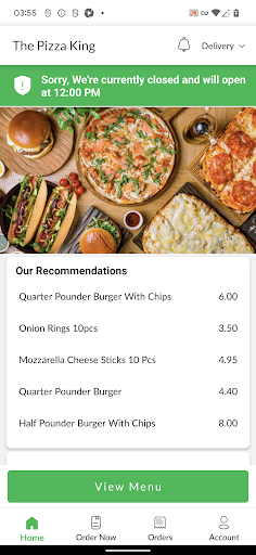 The Pizza King Screen 2