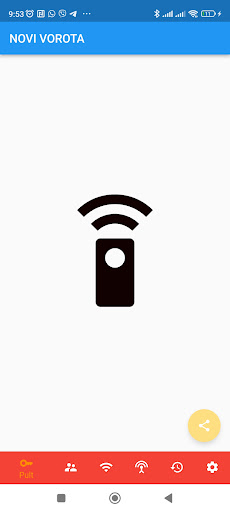 Android application GSM/RF Novi Vorota screenshort