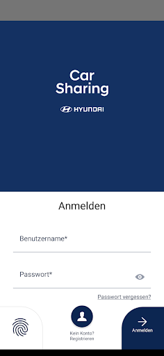 Android application Hyundai Carsharing screenshort