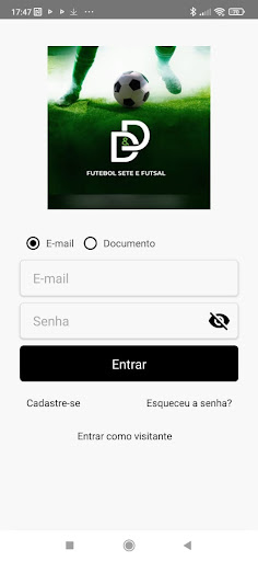 Android application Quadra de Esportes D&D screenshort