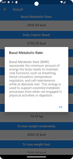 Basal Metabolic Rate Screenshot 3 - AppWisp.com