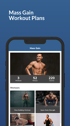 Android application Mass Building Workout Plan screenshort