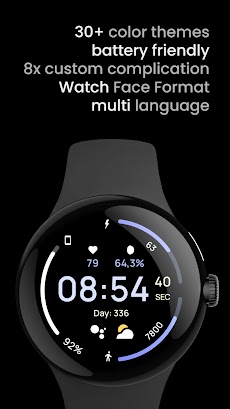 Awf Pulse: Wear OS Watch faceのおすすめ画像2