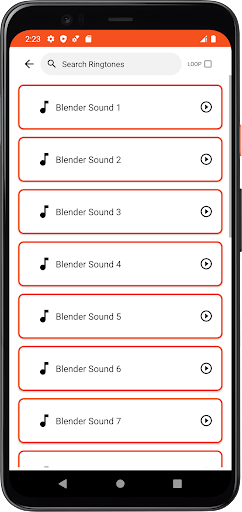 Blender Sounds Screen 3