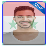 flag syrie and photo 2017 icon