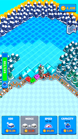 Game screenshot Train Miner: Idle Railway Game apk download