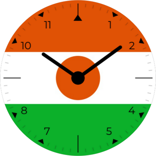 Android application Niger Analog Watch Face screenshort