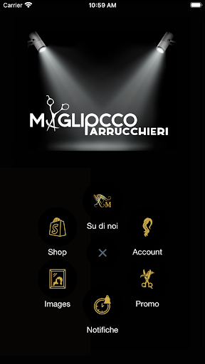 Android application Magliocco Parrucchieri screenshort