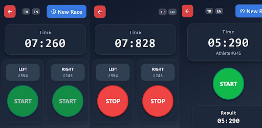 Stopwatch for Speed Climbing