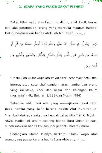 Zakat Fithri By Syaikh Salim Screen 3